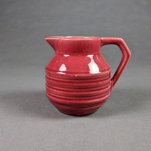 Pitcher ONNAING pink raspberry - old tableware - vintage French