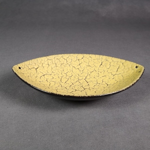 Fat Lava yellow and black oblong cup - Ceramics West Germany - Excellent condition. Vintage ceramics