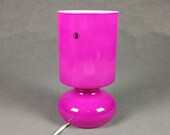 Lykta pink fuschia Vintage lamp Ikea opaline - vintage luminaire