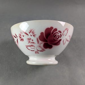 DIGOIN - Large old bowl - floral rose decoration - Decor 9334 - Old tableware