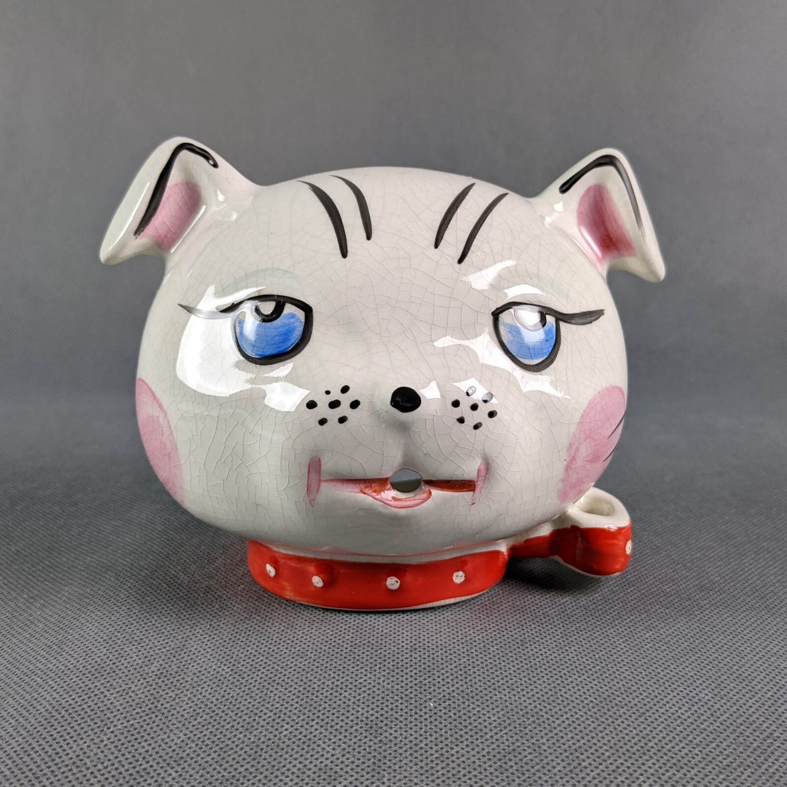 Dévidoir à Ficelle Chien Arthur Wood - Céramique, Vintage