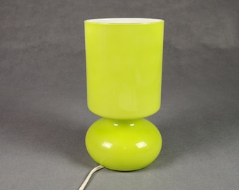 Lykta anise green vintage Ikea opaline lamp - vintage lighting