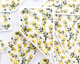 Nevada Vinyl Sticker | State Stickers | Nevada State Flower | Sagebrush | Floral Sticker | 2x3in | Waterproof | Die Cut Sticker
