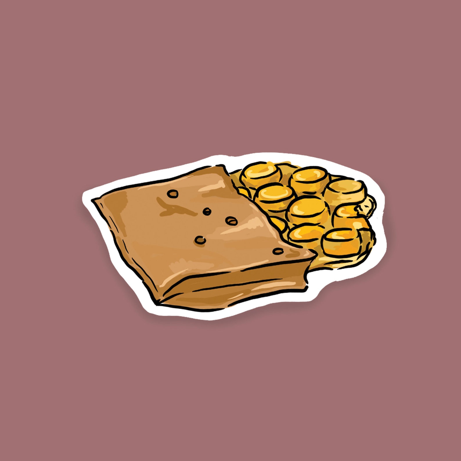 Egg Waffle Sticker 雞蛋仔 / Bubble Waffle / Hong Kong Street Etsy