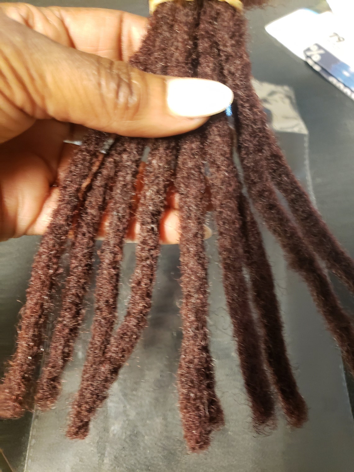 100 Human Hair Afro Kinky Dreadlocks Extensions Handmade Etsy
