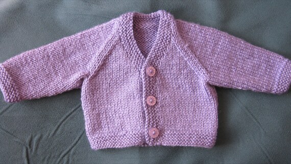 preemie crossover cardigan
