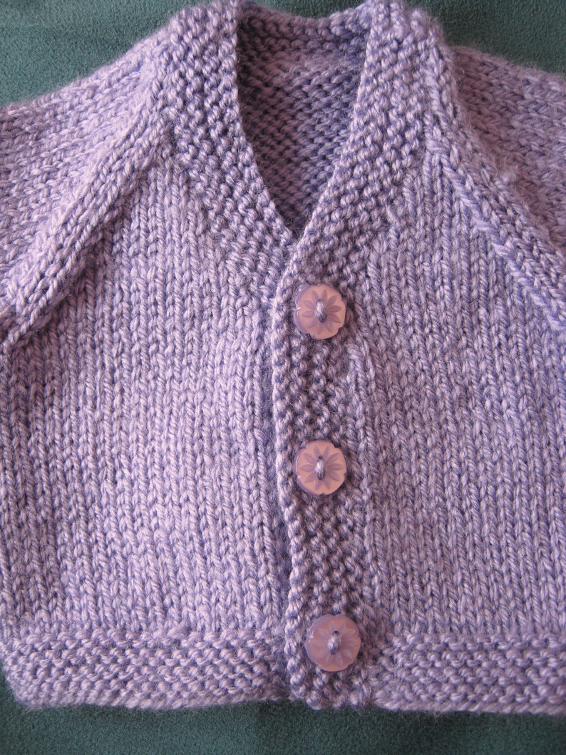 preemie crossover cardigan