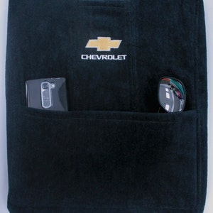 Console Cover with Chevy Logo -  Fits 2007-2013 Jump Seat ONLY - Silverado, Tahoe, Suburban