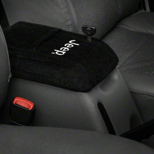 Seat Armour Console Cover with Jeep Logo - Fits Jeep Wrangler 2001-2006