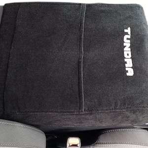 Coperchio della console con logo Toyota Tundra - Nero con scritte argento Adatto 2007-2013