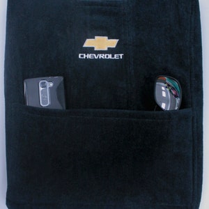 Konsolenhülle mit Chevy Logo - Passend für 2014-2018 Bucket Seat ONLY - Silverado, Tahoe, Vorort