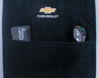 Console Cover with Chevy Logo - Fits 2014-2018 Bucket Seat ONLY - Silverado, Tahoe, Suburban