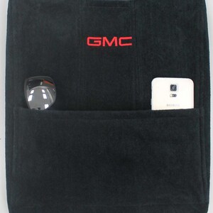 Console Cover with GMC Logo - Black Fits 2014-2018 Bucket Seat ONLY - Truck/SUV