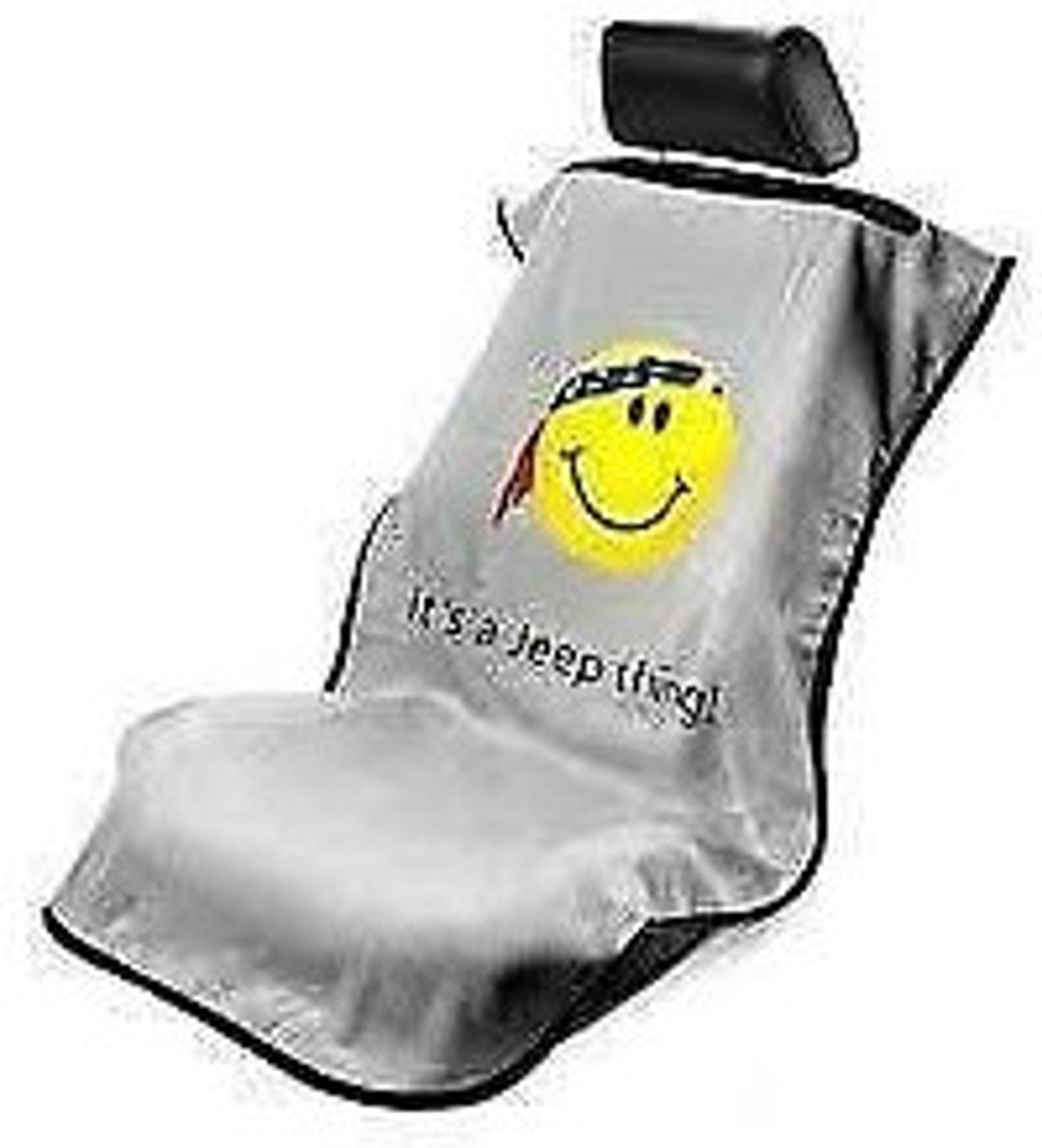 Buy 1 Seat Armour Seat Protector Cover towel With Jeep Smiley