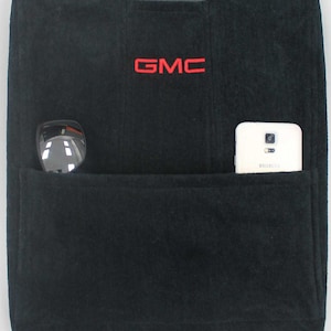 Console Cover with GMC Logo - Black Fits 2014-2018 Jump Seat ONLY - Truck/SUV