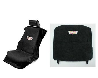 Seat Armour - Seat Protector Cover/Towel & Console Cover with New Cadillac Logo - Console Fits Cadillac Escalade 2014-2018