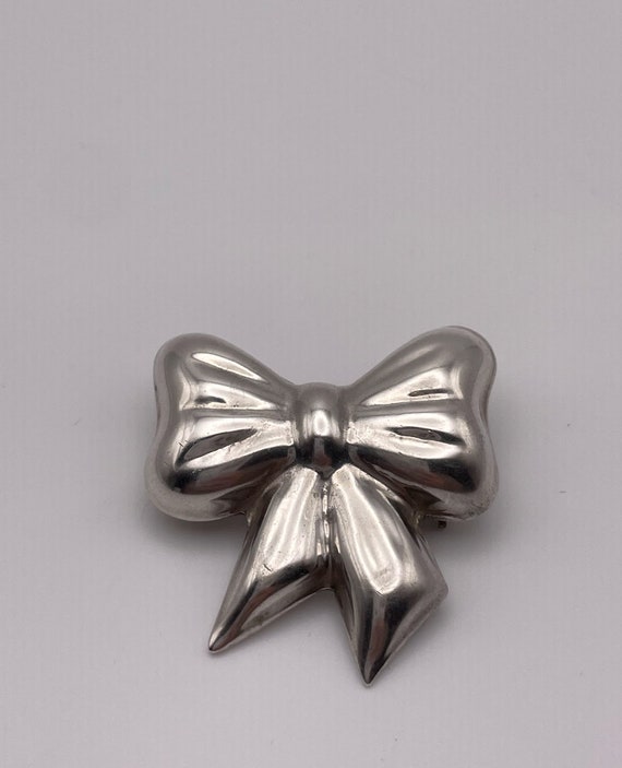 Vintage Puffy Bow Pendant Pin Brooch Combo from T… - image 8