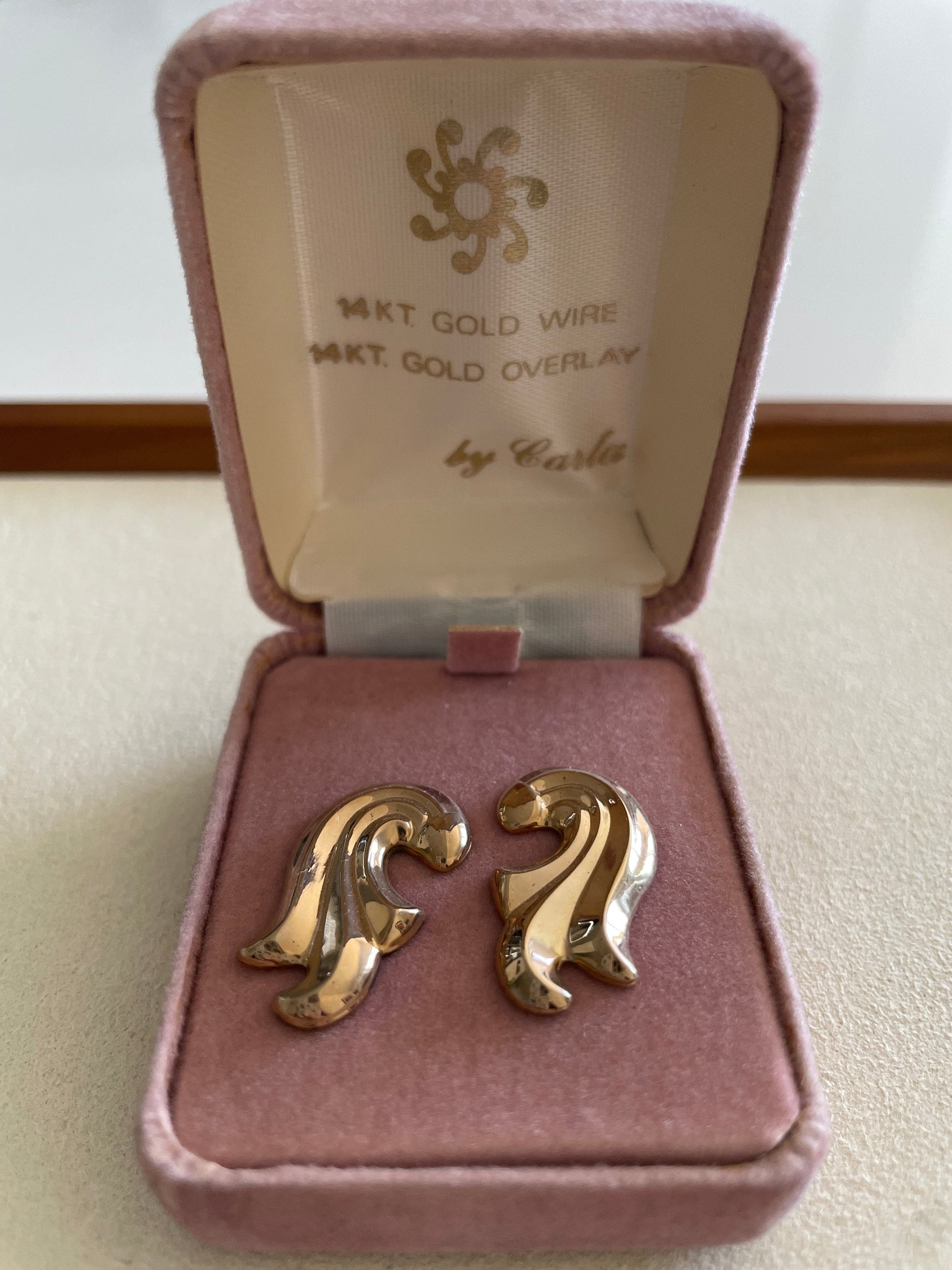 Carla 14kt gold earrings clearance