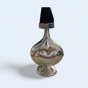 Vintage Sterling Silver Heart Shaped Perfume Bottle