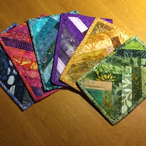 Batik mug rug snack mat