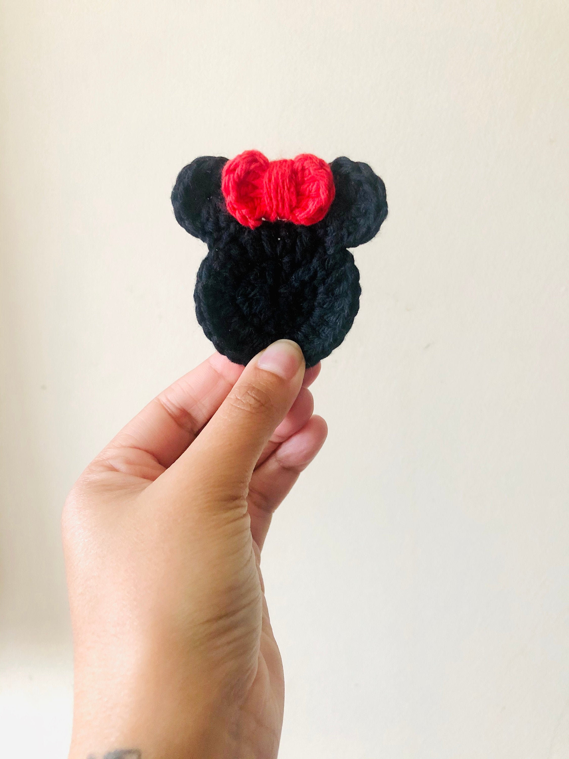 minnie and mickey hair slides 