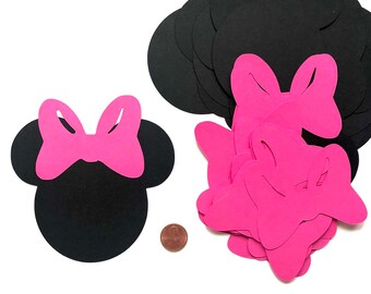 minnie mouse cut out etsy minnie mouse bow cut out