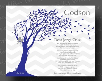 GODSON gift - Godson personalized Gift - Gift for Baptism - Christening - Dedication - Godchild - Custom Gift for Godson - Communion Gift