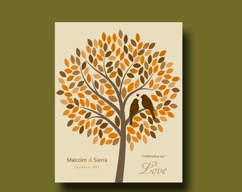 Regalo del día de la boda - impresión de regalo de aniversario - regalo personalizado para el aniversario de la pareja - regalo del primer aniversario - Aniversario de los padres, parejas