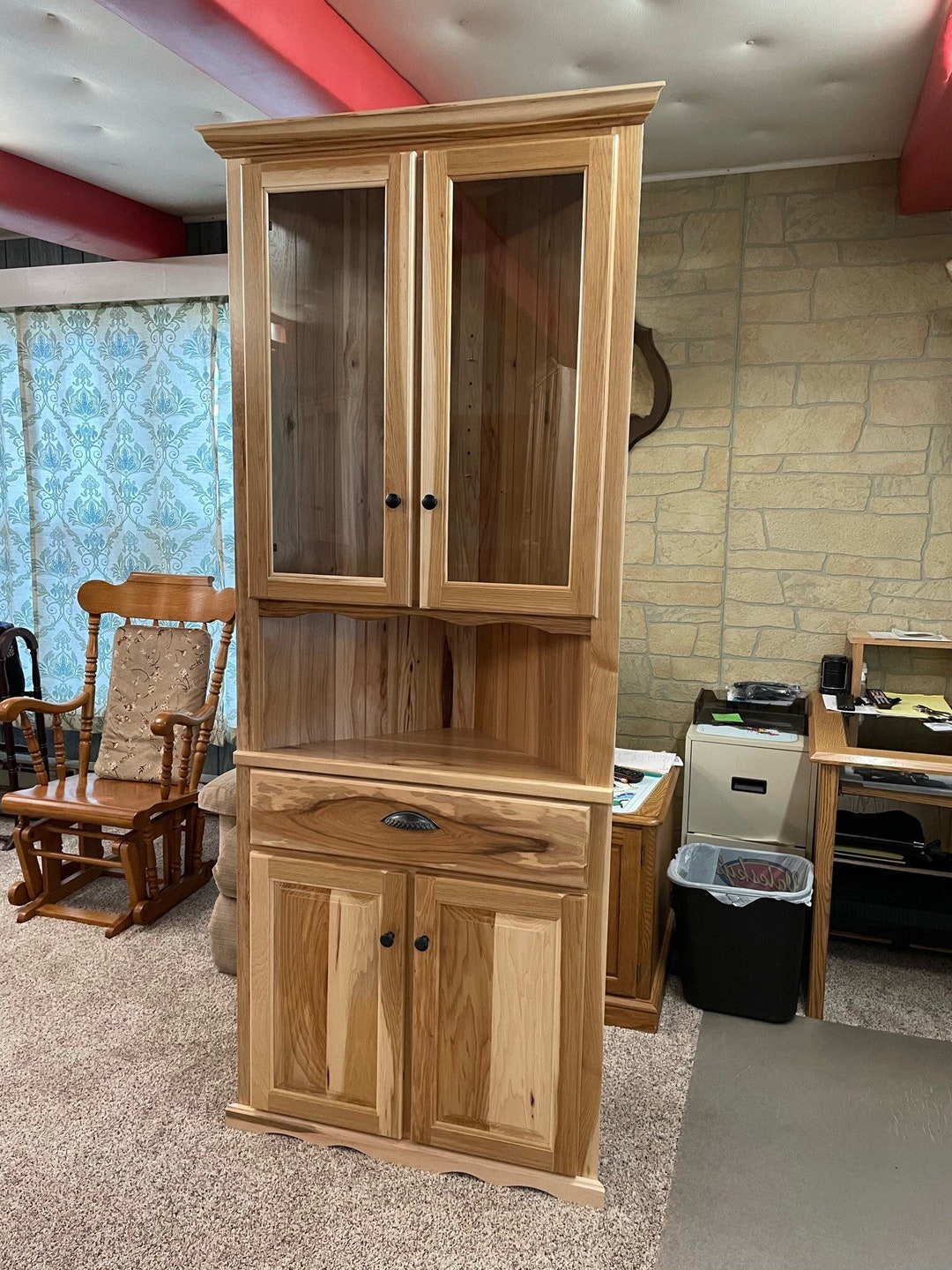 Beautiful Hickory Corner completed and Ready for Packaging Etsy