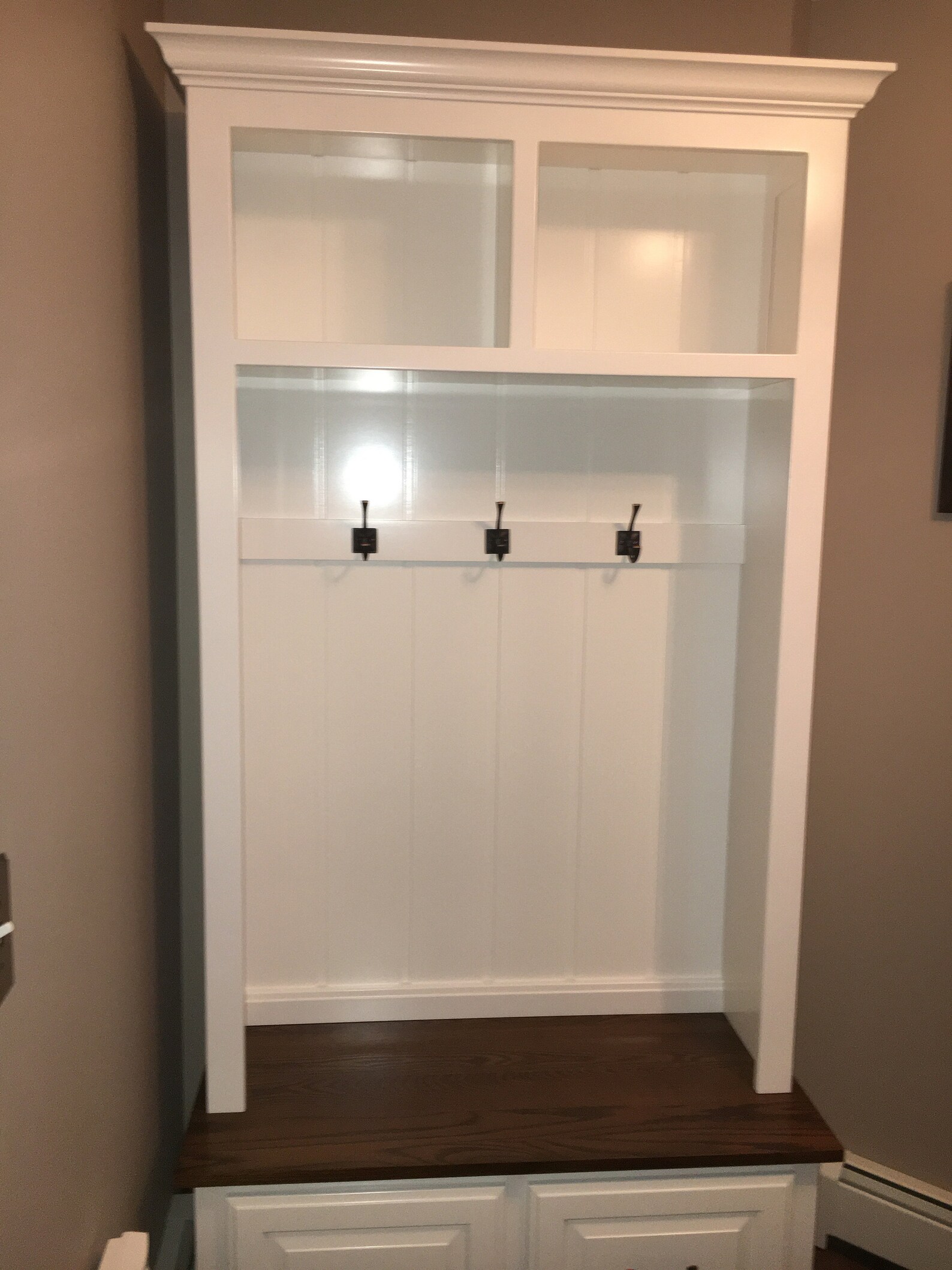 Beautiful Amish Hall Tree/Closet Etsy