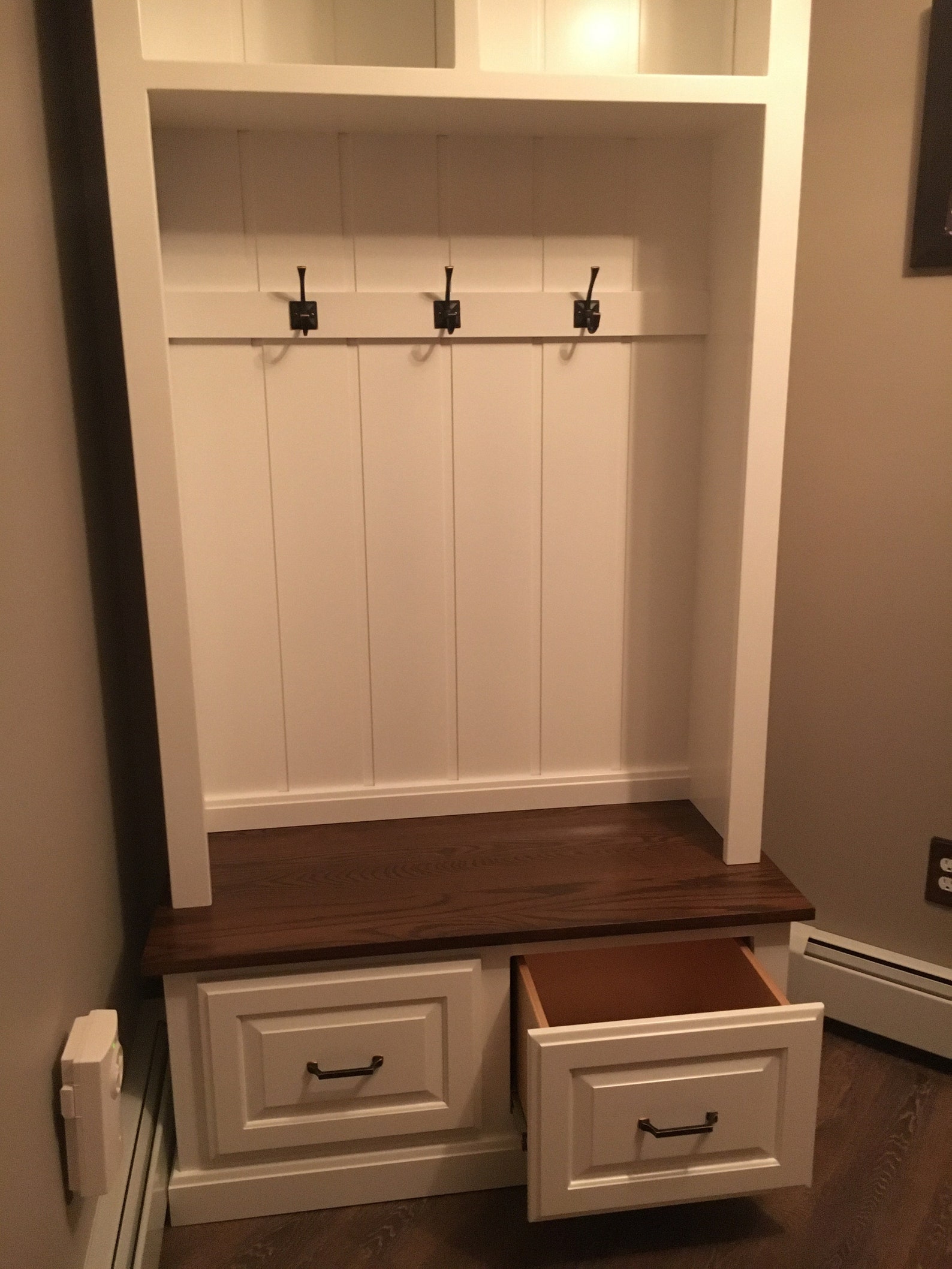 Beautiful Amish Hall Tree/Closet Etsy