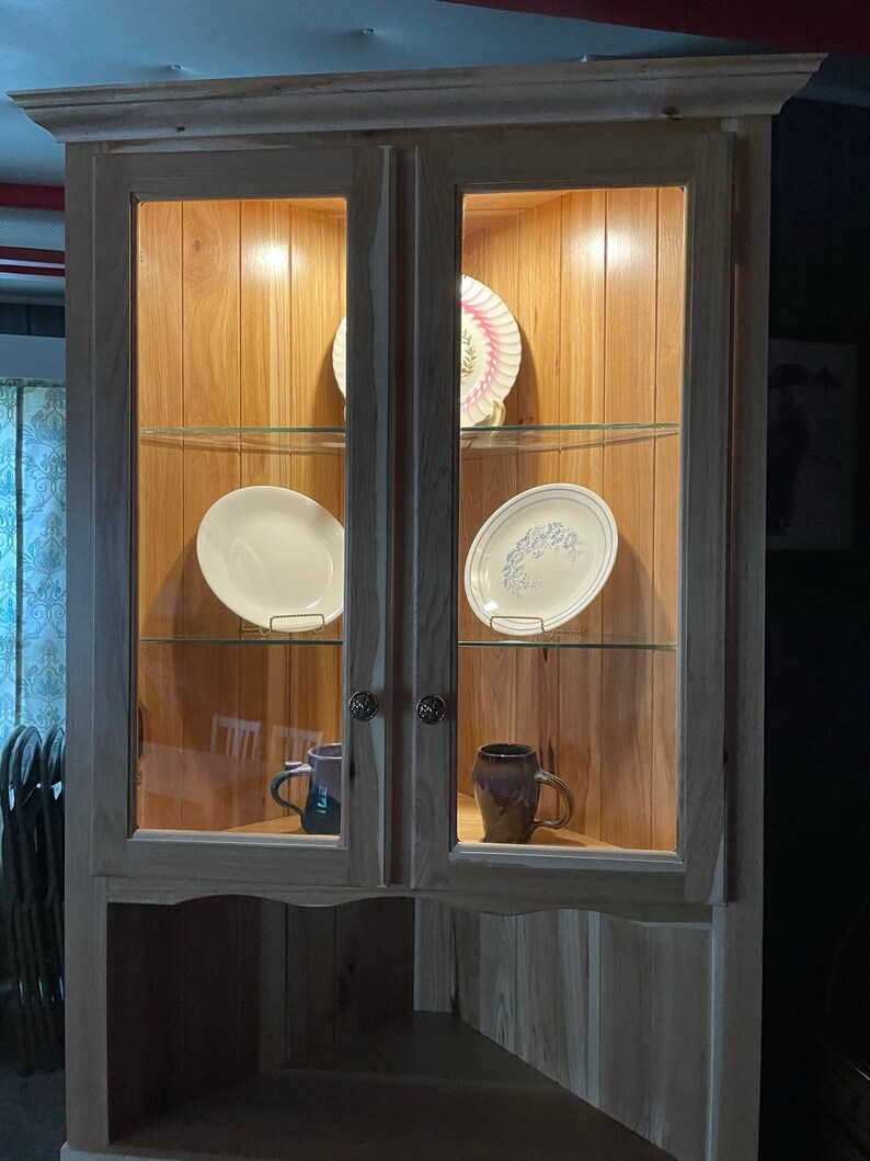 Beautiful Hickory Corner completed and Ready for Packaging Etsy