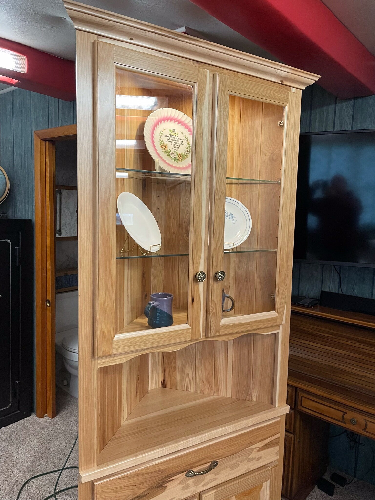 Beautiful Hickory Corner completed and ready for Etsy