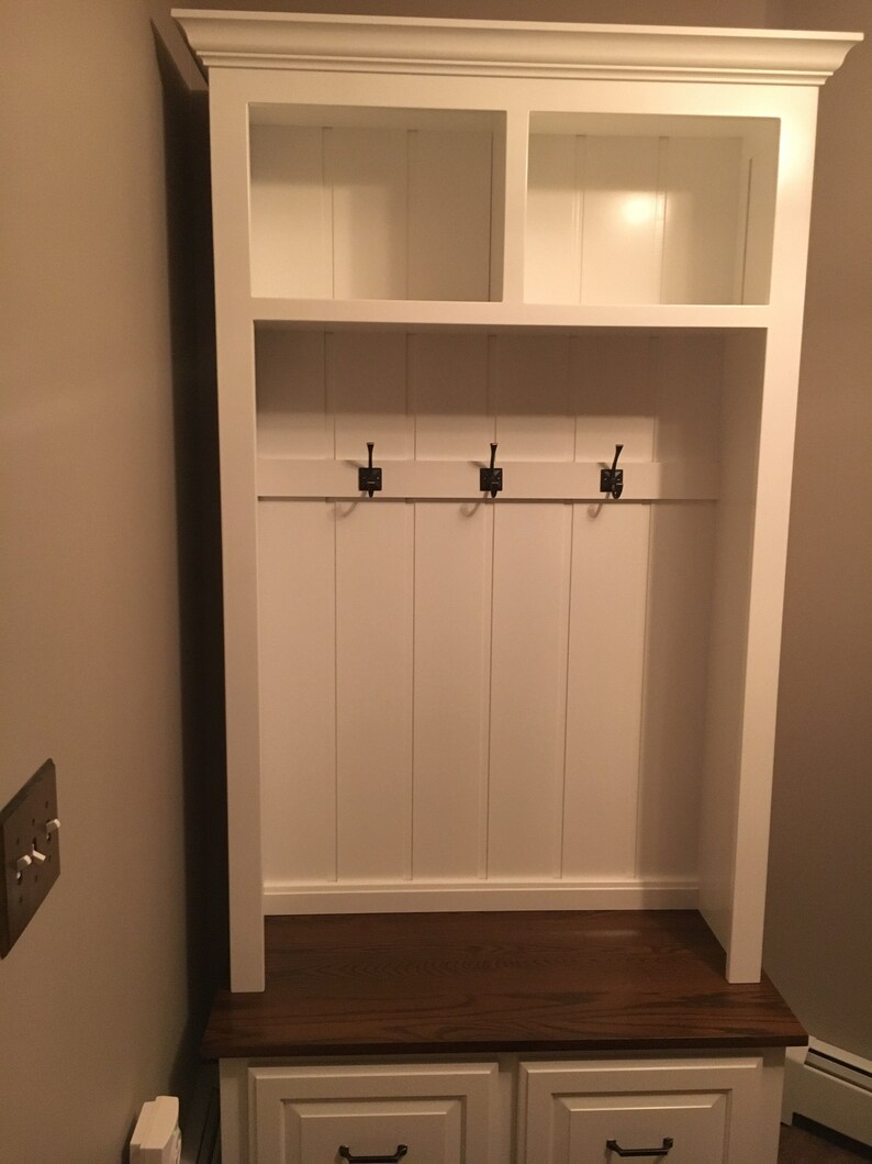 Beautiful Amish Hall Tree/Closet Etsy