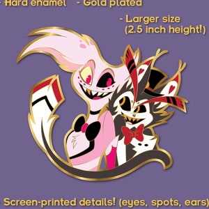 EARLYBIRD PREIS - GROSSER Hazbin Hotel Hard Enamel Pin - Verlierer