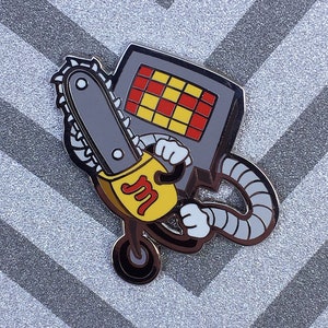 Mettaton Hard Enamel Pin (Seconds)