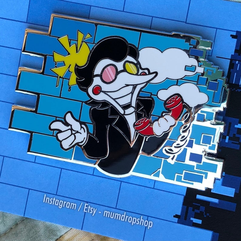NOW AVAILABLE - Large Hard Enamel Spamton Pin 