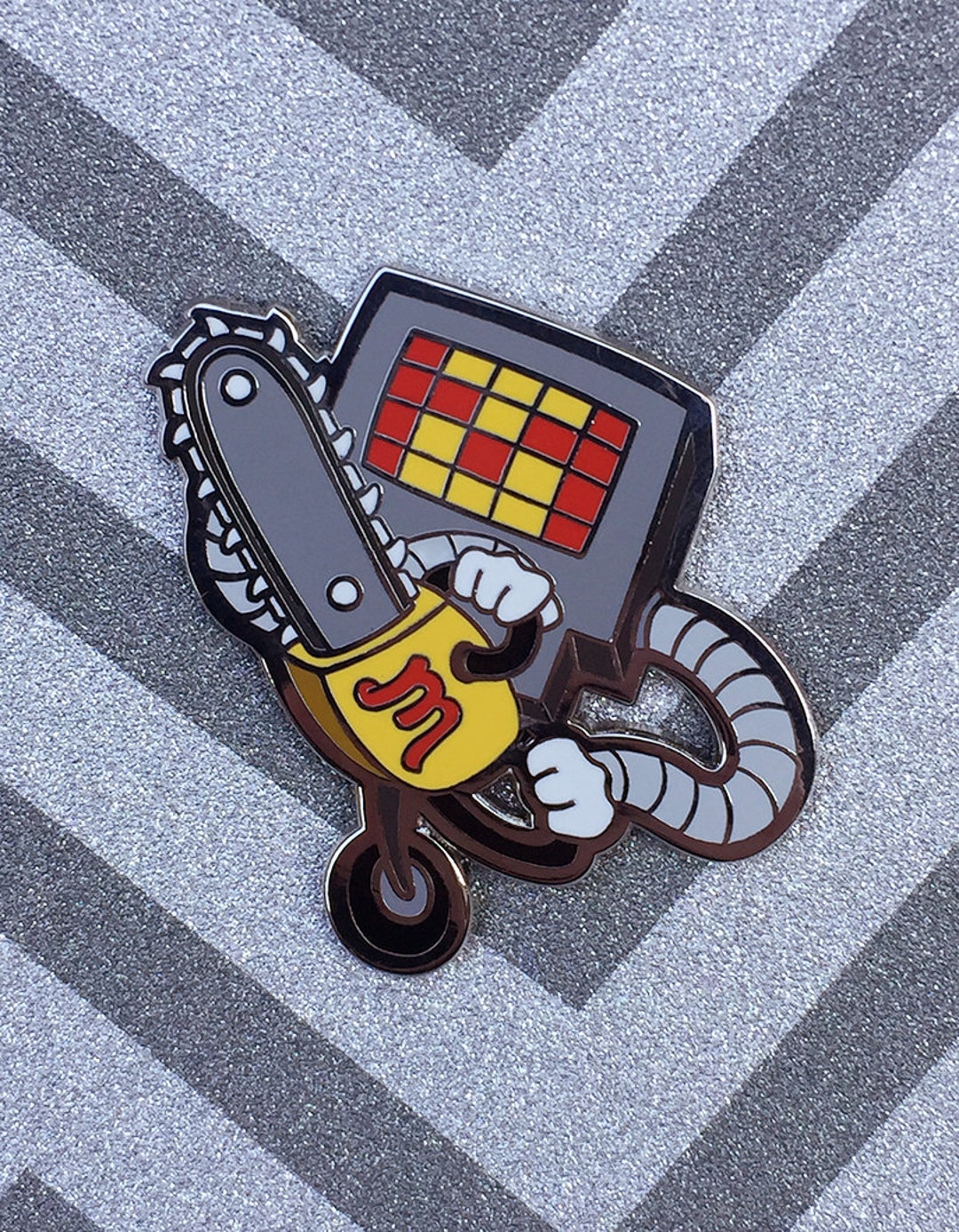 Mettaton Hard Enamel Pin