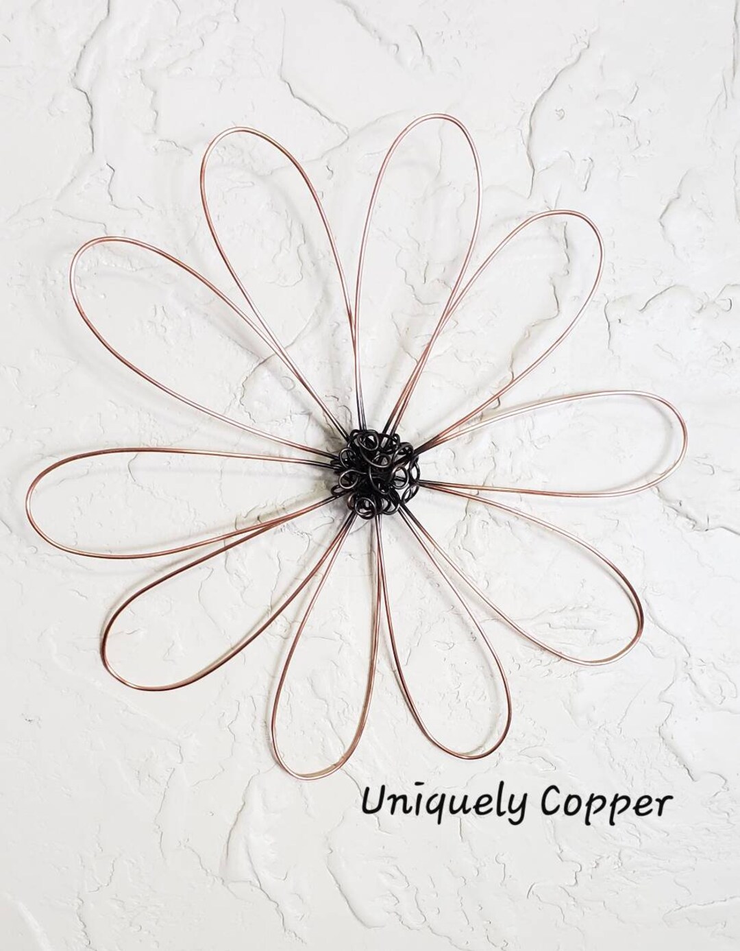 Copper Wire Flower Copper Flower Wire Flower Copper Etsy