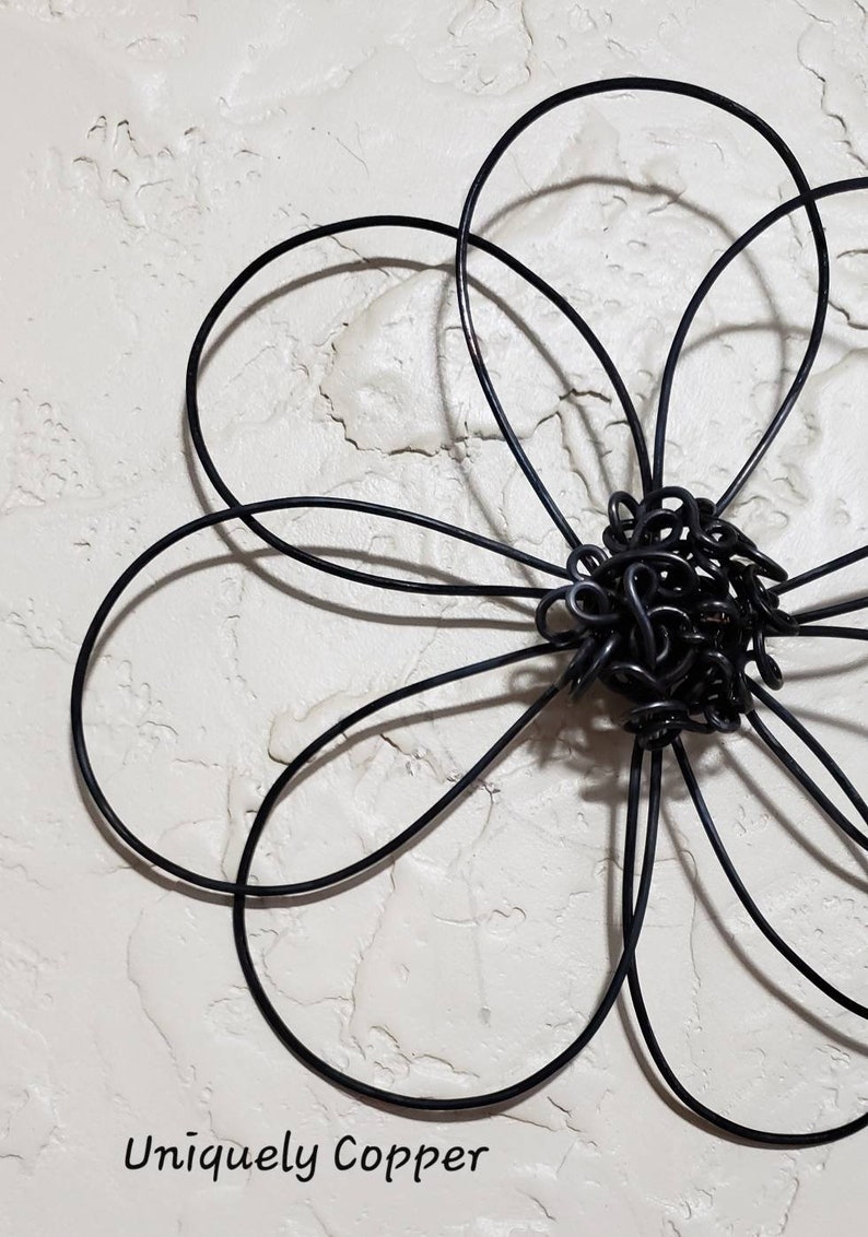 Copper Wire Flower Copper Flower Wire Flower Copper Etsy