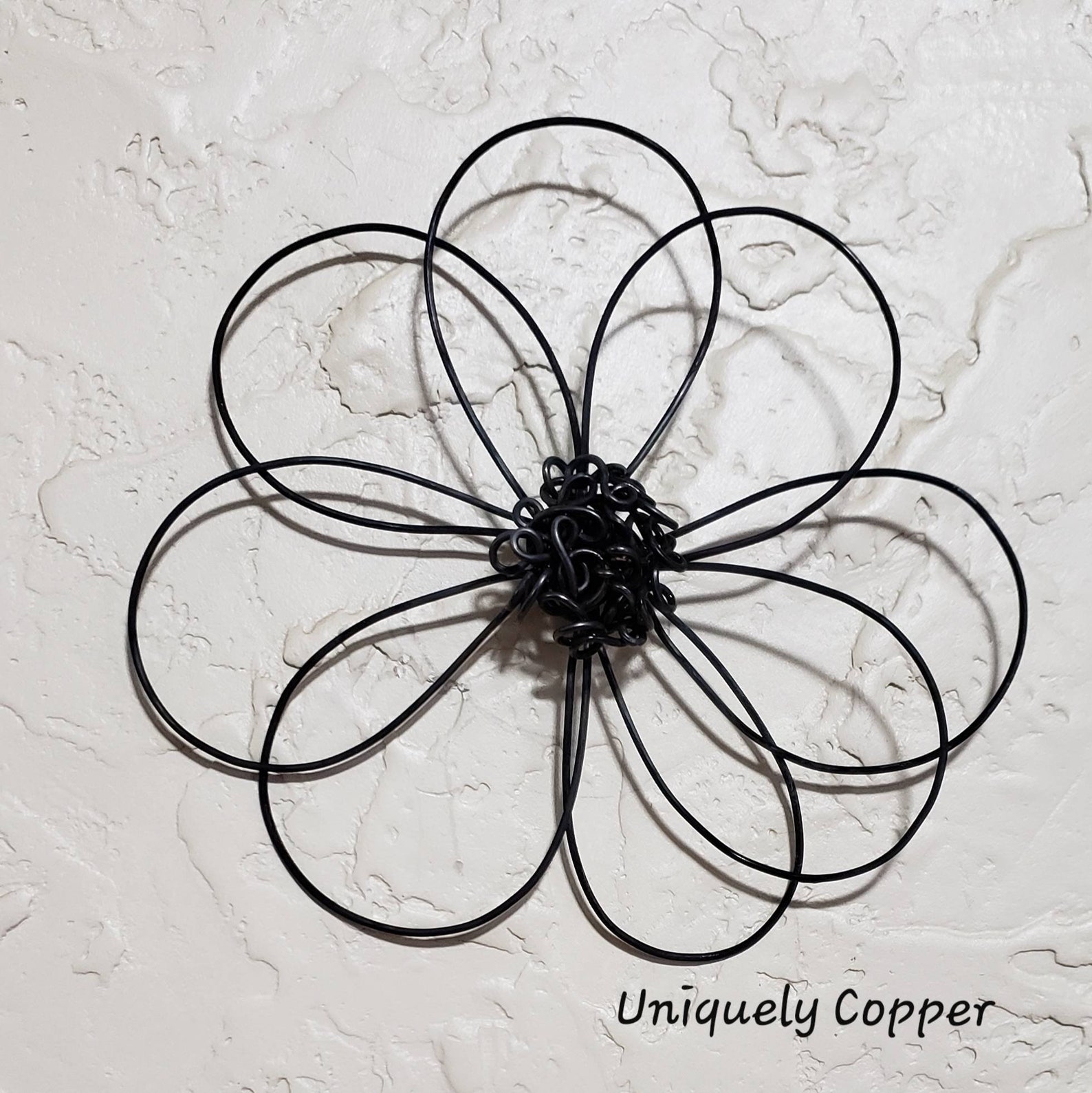 Copper Wire Flower Copper Flower Wire Flower Copper Etsy
