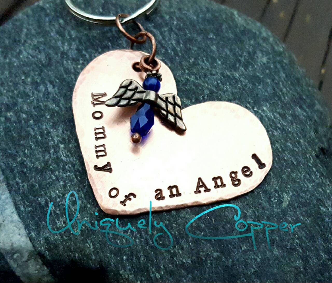 Set Di 2 Portachiavi Commemorativi "Mamma Di Un Angelo" E "Papà Di Un Angelo" – Regalo Di Simpatia In Acciaio Inossidabile