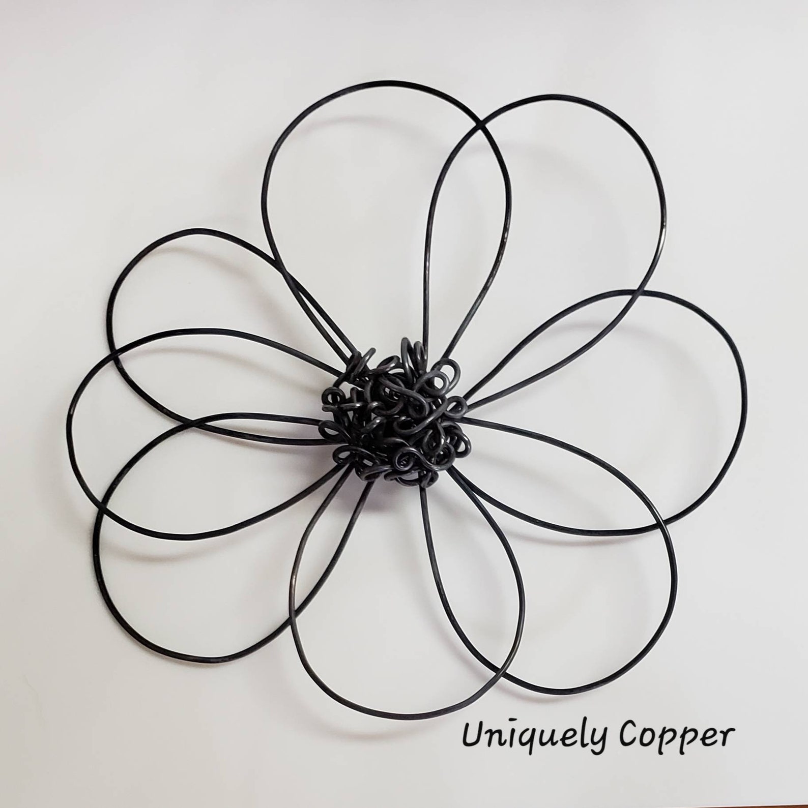 Copper Wire Flower Copper Flower Wire Flower Copper Etsy
