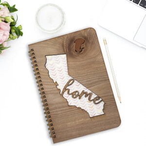 Wood Journal // Laser Cut Wood Notebook