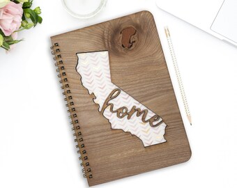 Wood Journal // Laser Cut Wood Notebook