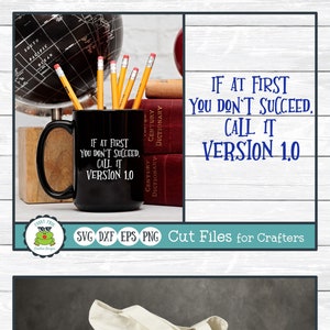 Version 1.0, Teacher SVG Cut File for Crafters