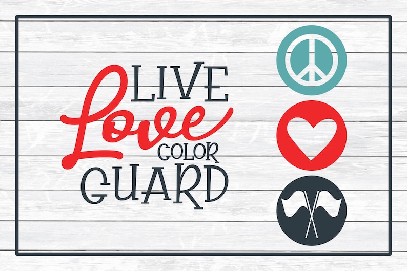 Color Guard Design Bundle SVG Cut Files for Crafters | Etsy
