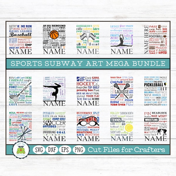 Subway Art Template - Etsy