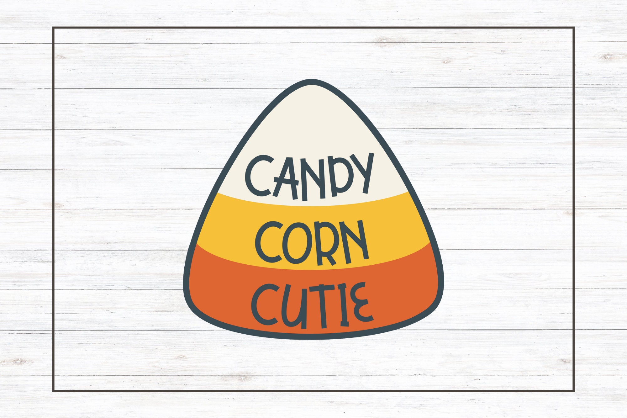 Candy Corn Cutie, Halloween SVG Cut File for Crafters - Etsy