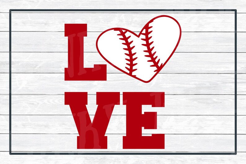 Free Free 278 Love Baseball Svg SVG PNG EPS DXF File